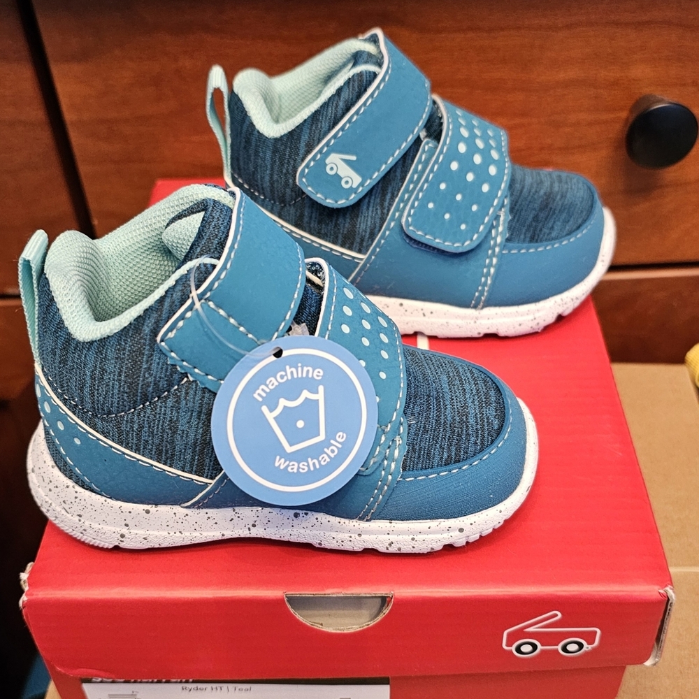See Kai Run Ryder HT Shoes TEAL UNISEX Toddler Size 4 Kid's Size 4 HTF NEW
